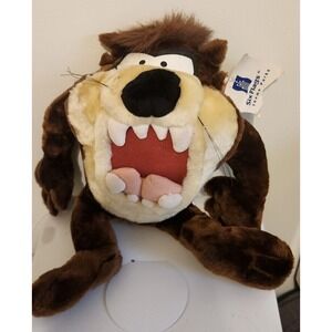 Tazmanian Devil Plushie‎ Six Flags 15 Inches